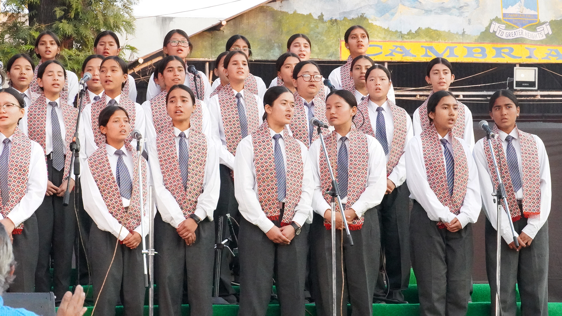 When the whole school sings as one